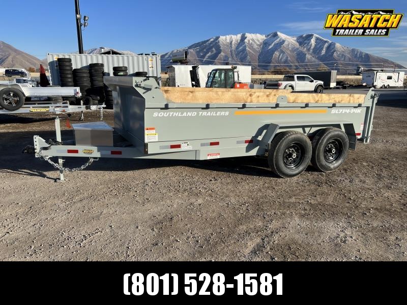 Southland Trailers 7x14 SL270 6" Tube Dump Trailer Southland Trailers 7x14 SL270 6" Tube Dump Trailer