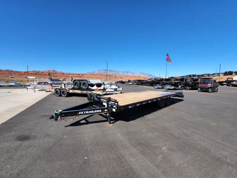 PJ Trailers 8.5X24 14K F8 I-BEAM DECKOVER Equipment Trailer