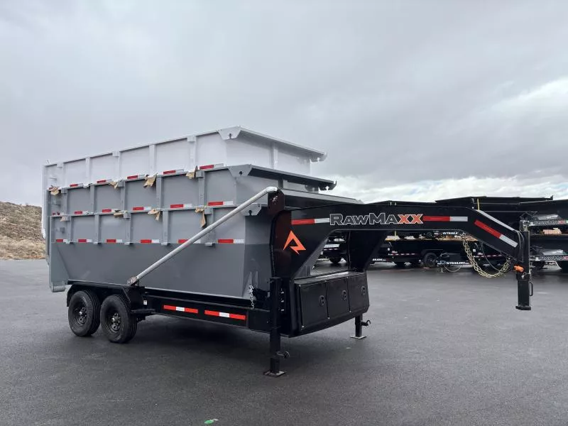  RawMaxx 7X16 RDX ROLL OFF BIN Dump Bin