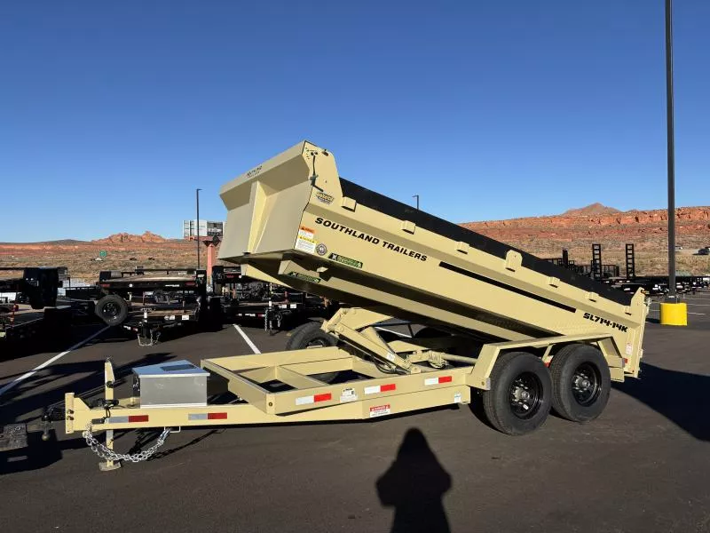 Southland Trailers 7X14 14K 6" TUBE Dump Trailer