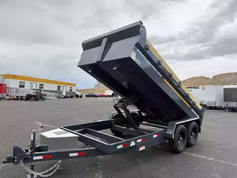 Southland Trailers 7X14 14K 6" TUBE Dump Trailer