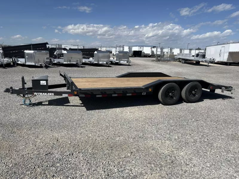 PJ Trailers 8.5x18 5" Channel Buggy Hauler (B5) Equipment Trailer