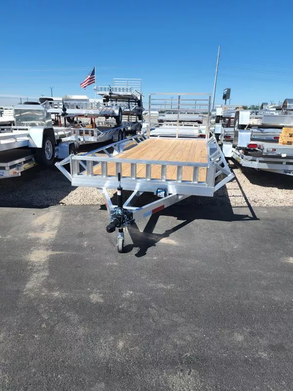 2026 Baughman Products 7X14 Angled Side with Ramps Aluminum ATV Trailer