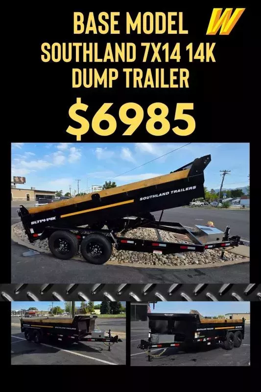Southland Trailers 7X14 14K BASE MODEL Dump Trailer