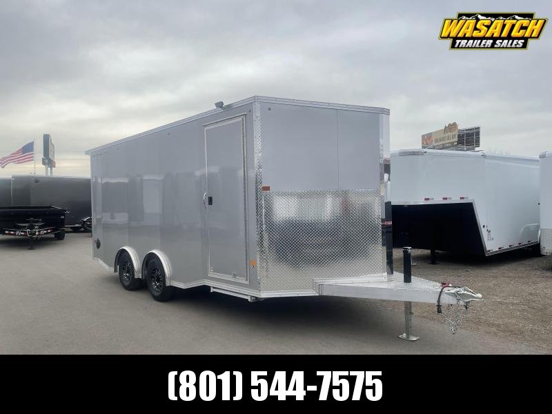 Alcom 8.5x18 Stealth Aluminum Enclosed Cargo Trailer Alcom 8.5x18 Stealth Aluminum Enclosed Cargo Trailer