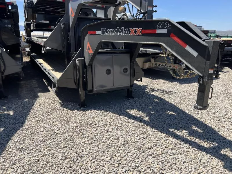RawMaxx 8.5x36 FDX Tandem Dual Flatbed Trailer