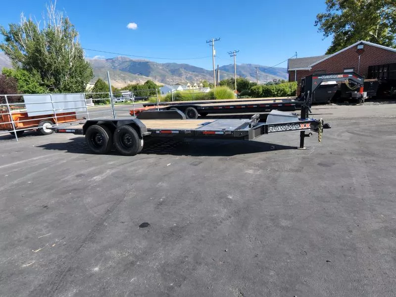 2026 RawMaxx 20' G7X 16K Gravity Tilt Flatbed Trailer