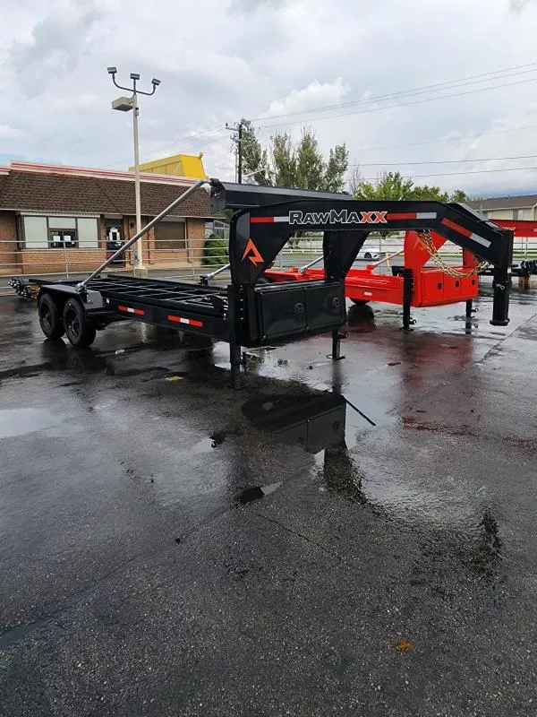 2026 RawMaxx 20' RDX Gooseneck Roll-Off Dump Trailer