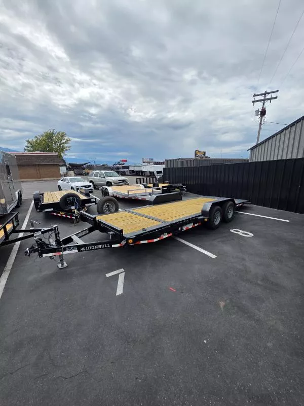 USED 2022 7X20 Iron Bull Tilt Flatbed Trailer