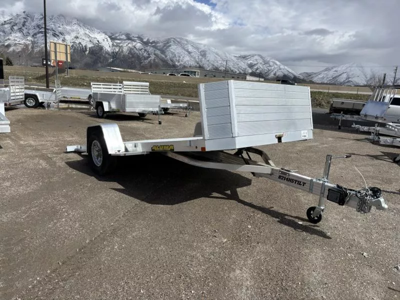 Aluma 7X14 5.2K HEAVY TILT Utility Trailer