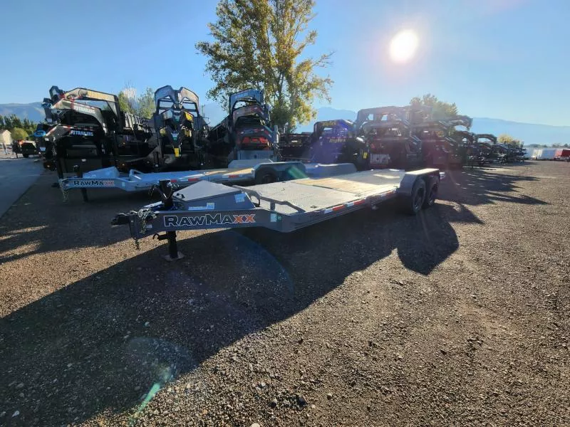 2026 RawMaxx 24' G7X 16K Gravity Tilt Flatbed Trailer
