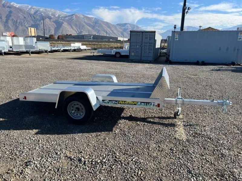 Aluma 4x10 5010 Tilt Aluminum Snowmobile Trailer