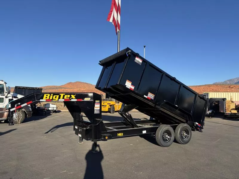 Big Tex Trailers 7X14 15.9K GN Dump Trailer