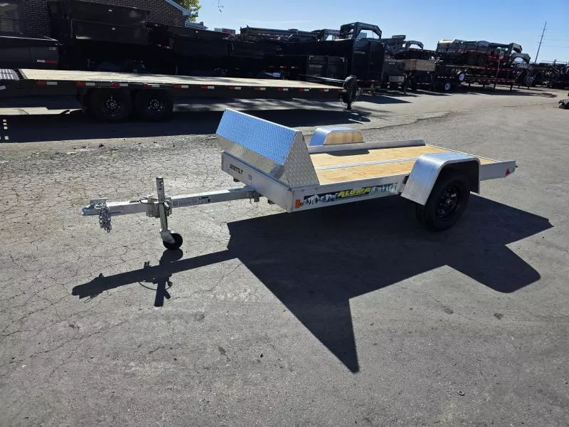 2026 Aluma 5010 (4X10) Tilt Aluminum Snowmobile Trailer