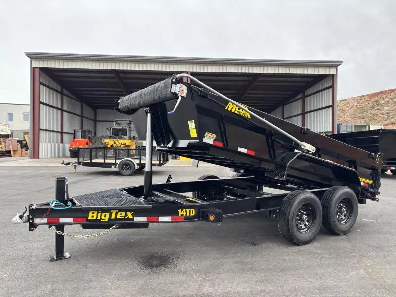 Big Tex Trailers 7X14 15.4K 14TD HEAVY DUTY TELESCOPIC Dump Trailer