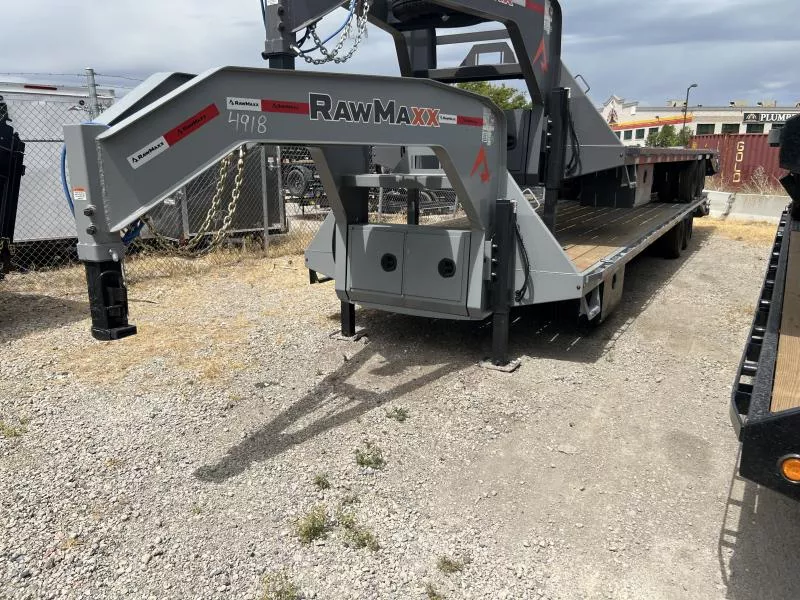 RawMaxx 8.5x34 FDX Tandem Dual Flatbed Trailer
