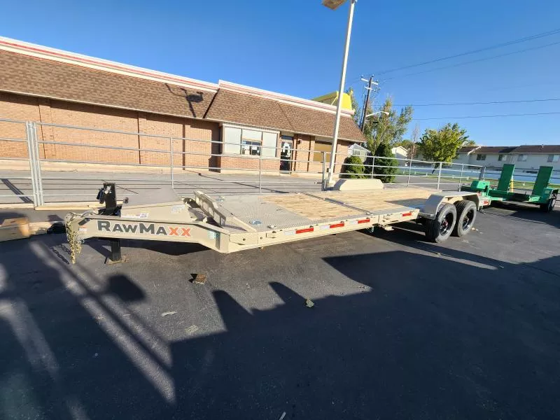 2026 RawMaxx 24' G7X 20K Gravity Tilt Flatbed Trailer