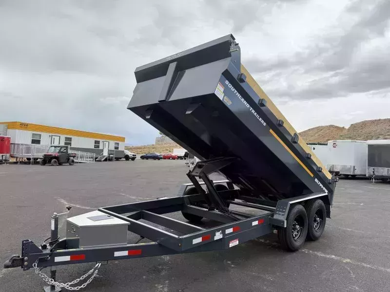 Southland Trailers 7X14 14K 6" TUBE Dump Trailer