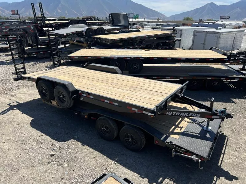 PJ Trailers 7x20 6" Channel Equipment (CD) Equipment Trailer
