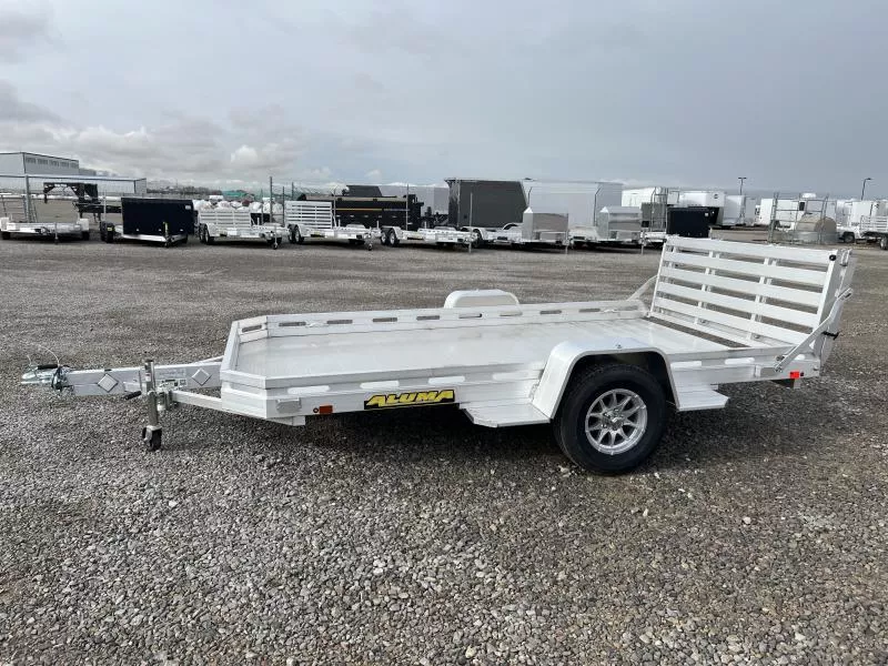 Aluma 7712H 6.5x12 Aluminum Utility Trailer