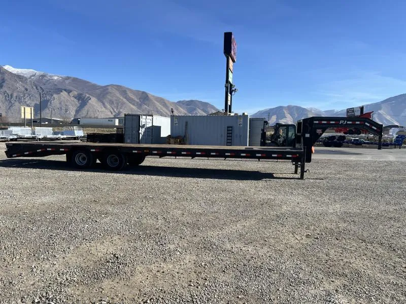 PJ Trailers 8.5x35 L3 30k 14" I-Beam  Flatbed Trailer
