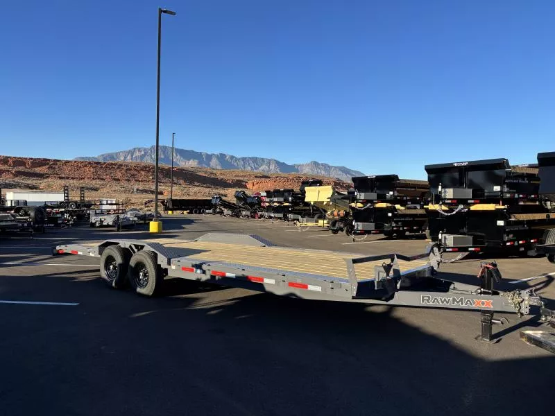 RawMaxx 7X24 14K ECX CAR HAULER Equipment Trailer