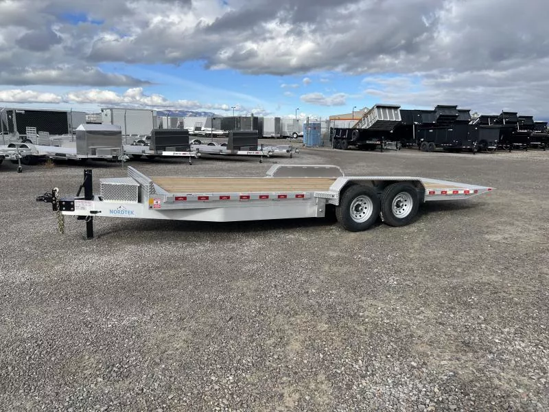 Nordtek Trailers 7x20 14k Aluminum Tilt-Deck Equipment Trailer