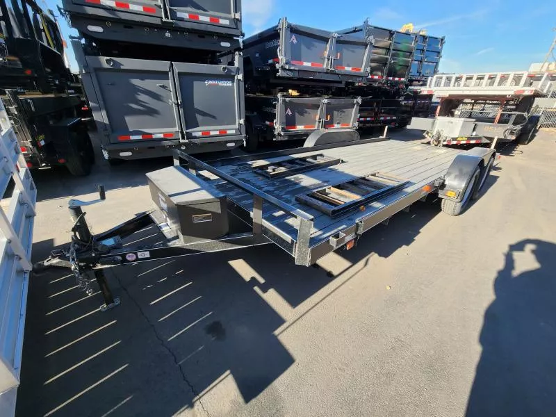 USED 2018 7X18 Carry-On Equipment Flatbed Trailer