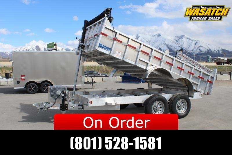 ***Mission 7x14 Aluminum Telescopic Dump Trailer*** ***Mission 7x14 Aluminum Telescopic Dump Trailer***