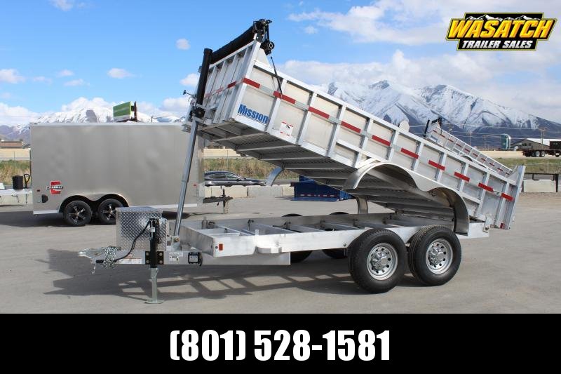 ***Mission 7x14 Aluminum Telescopic Dump Trailer*** ***Mission 7x14 Aluminum Telescopic Dump Trailer***