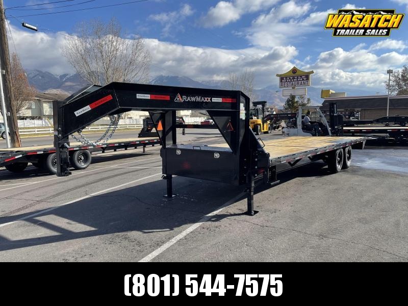 RawMaxx 24' Gooseneck Flatbed / Flatdeck / Equipment Trailer RawMaxx 24' Gooseneck Flatbed / Flatdeck / Equipment Trailer