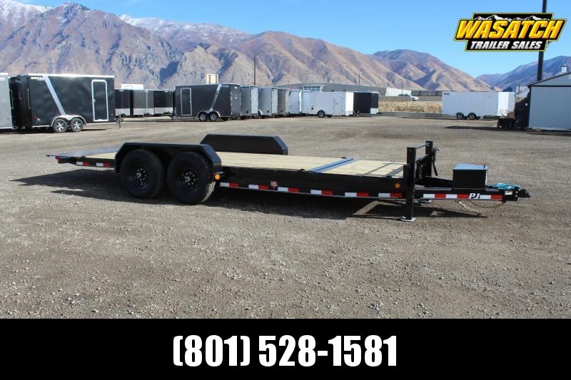PJ Trailers 7x20 6" Channel Equipment Tilt (T6) Equipment Trailer PJ Trailers 7x20 6" Channel Equipment Tilt (T6) Equipment Trailer