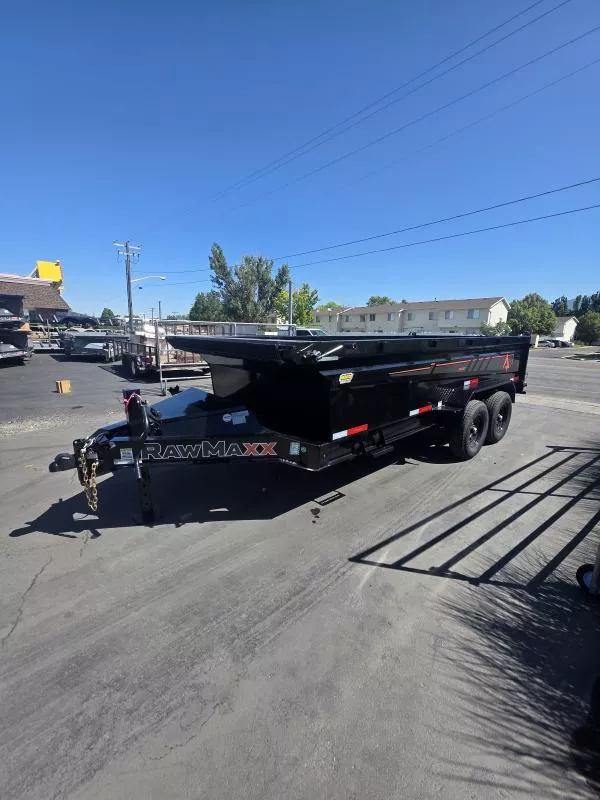 2026 RawMaxx 7X16 GDX KNIGHT Dump Trailer