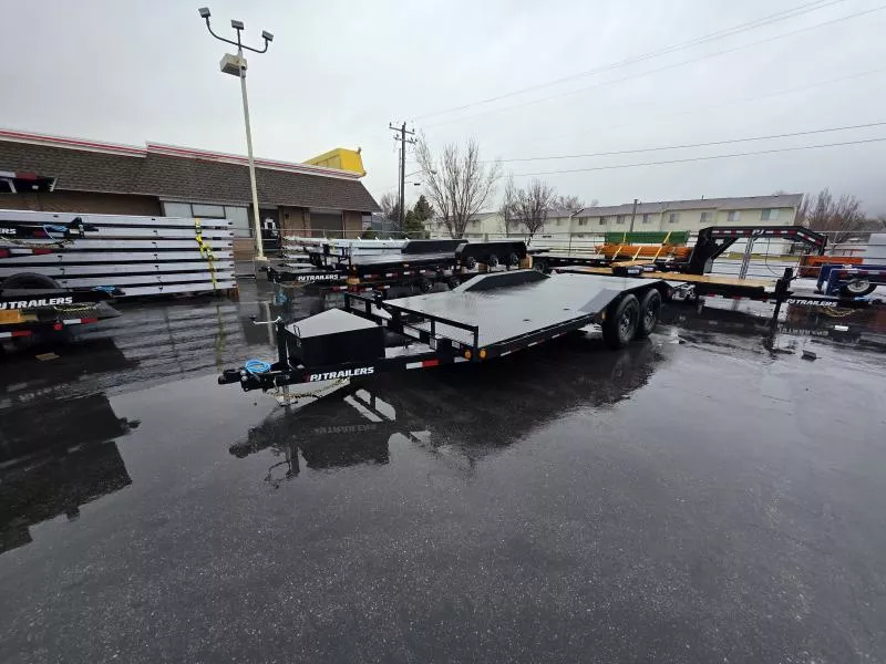 2026 PJ Trailers 18'  B5 Steel Deck Buggy Car Hauler / Equipment Trailer