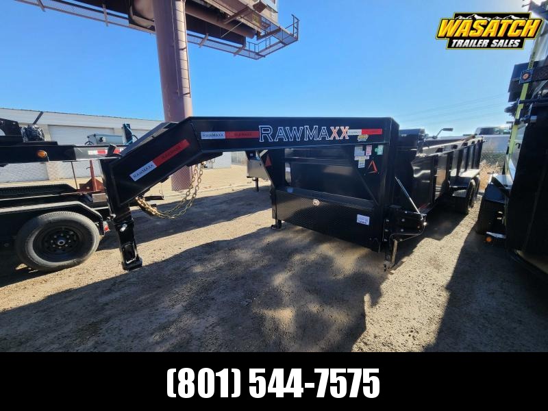 2022 RawMaxx 7X20 Gooseneck Dump Trailer 2022 RawMaxx 7X20 Gooseneck Dump Trailer