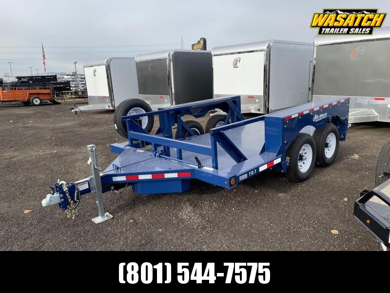 Air Tow T12-7 Tandem Axle Flatbed Equipment Trailer Air Tow T12-7 Tandem Axle Flatbed Equipment Trailer