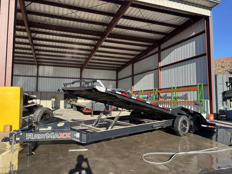RawMaxx 8.5X24 16K FYH LOWPRO FULL TILT Equipment Trailer