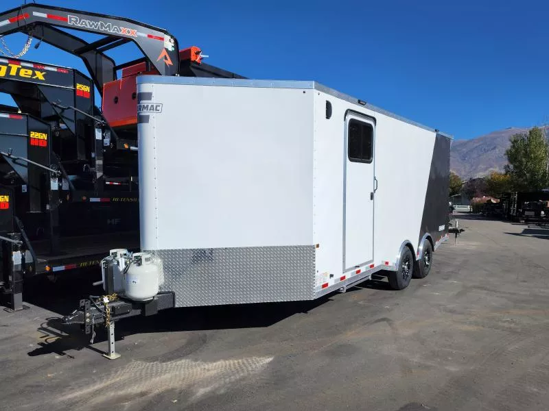 2026 Charmac Trailers 8.5X24 Stealth Snowmobile Hybrid Car Hauler