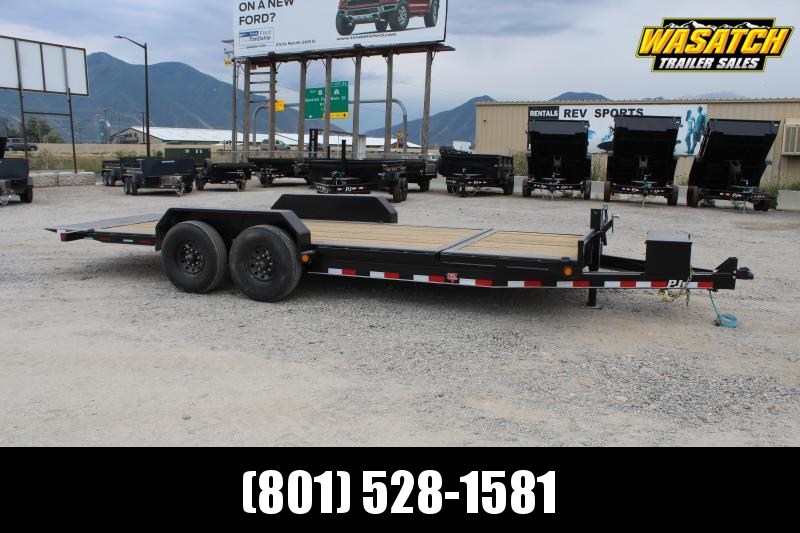 PJ Trailers 7x22 HD Equipment Tilt 6" Channel (TJ) Equipment Trailer PJ Trailers 7x22 HD Equipment Tilt 6" Channel (TJ) Equipment Trailer
