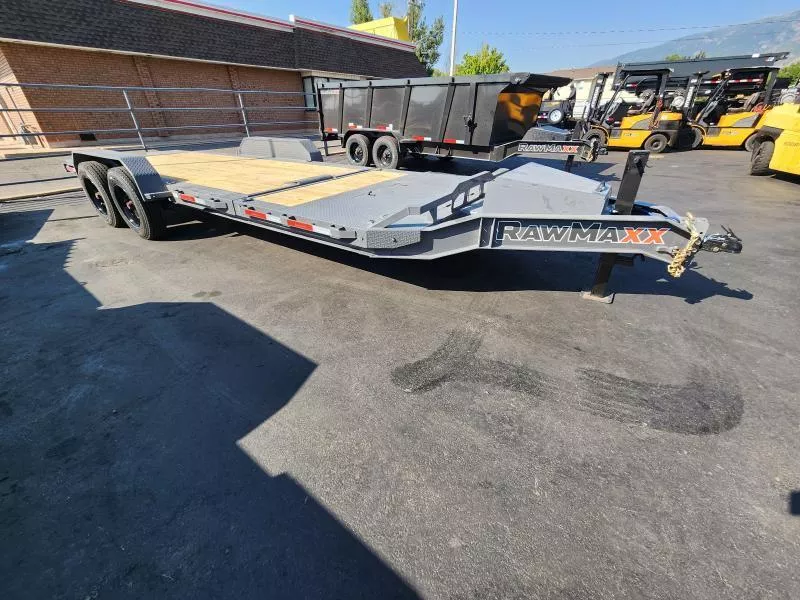 2026 RawMaxx 20' G7X 17.5K Gravity Tilt Flatbed Trailer
