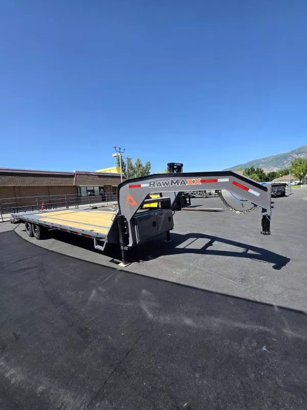 2026 RawMaxx 26' FDXS Equipment Flatbed Trailer