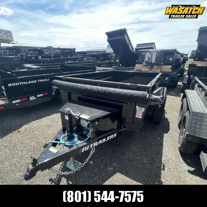 PJ - D5 - 5x8 - Single 5.2k - 18" Sides - Dump Trailer PJ - D5 - 5x8 - Single 5.2k - 18" Sides - Dump Trailer