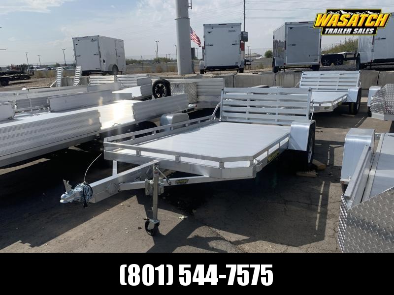 Aluma - 7712H - 6.5x12 - Bi-Fold Gate - Aluminum - Utility Trailer Aluma - 7712H - 6.5x12 - Bi-Fold Gate - Aluminum - Utility Trailer