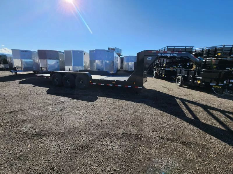 2026 PJ Trailers 22' T6 GN 21K Triple Axle Tilt Equipment Trailer
