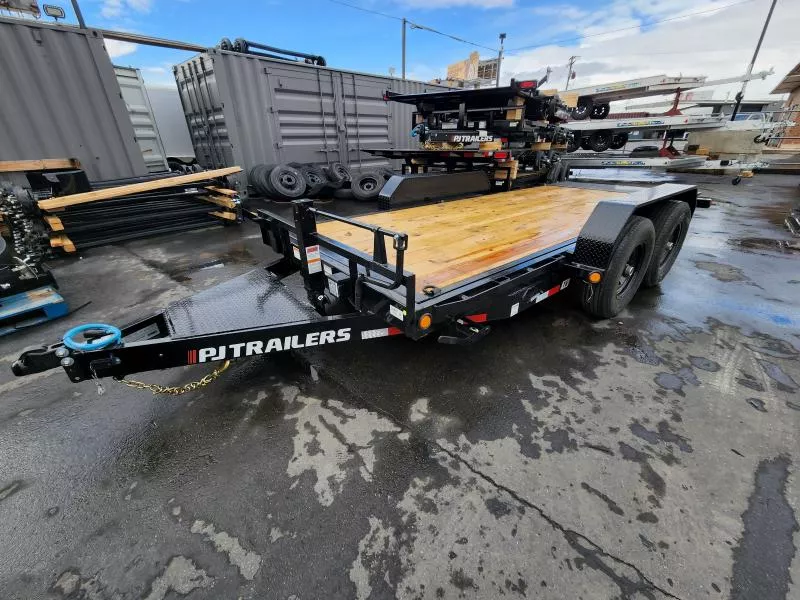 2026 PJ Trailers 16' T6 Tilt Flatbed Trailer