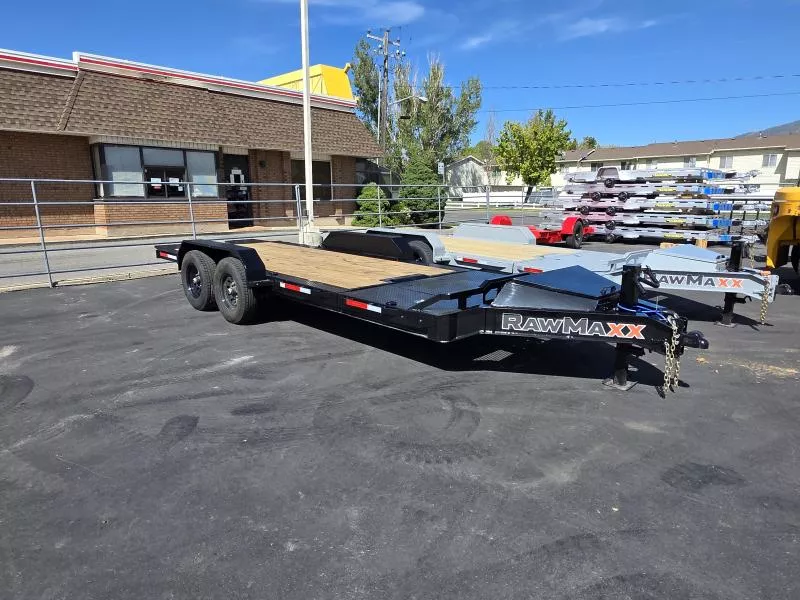 2026 RawMaxx 20' G7X 14K Gravity Tilt Flatbed Trailer