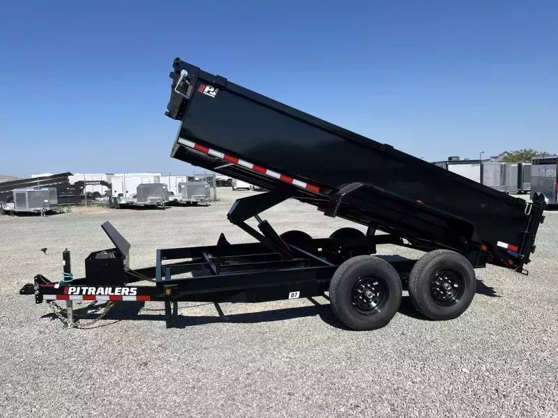  PJ Trailers 7X14 14K D7 CHANNEL Dump Trailer