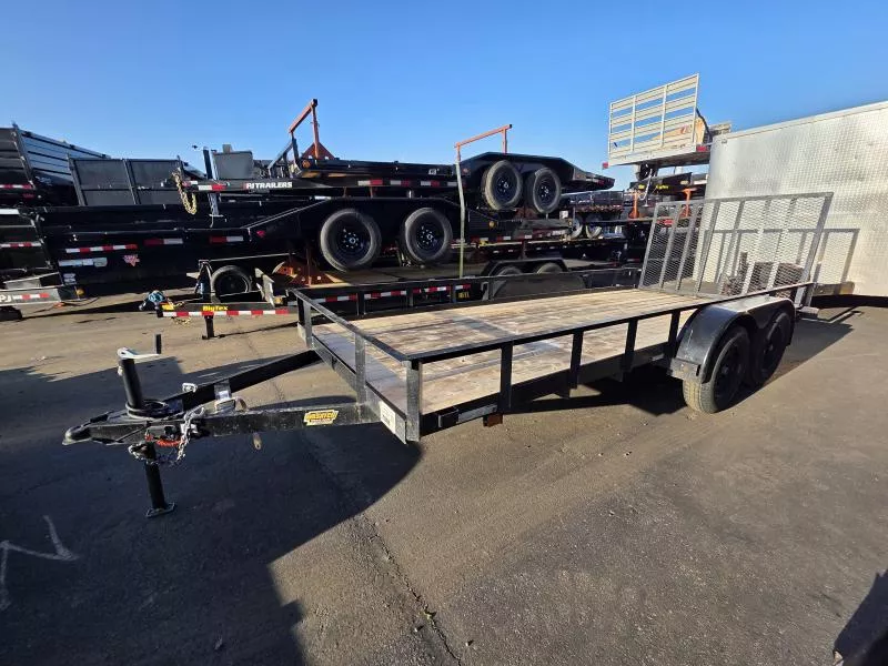 USED 2021 6X16 Carry-On Patriot 7K Utility Trailer