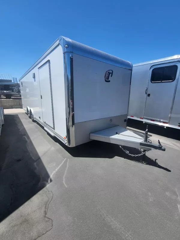 USED 2022 InTech Car Hauler Cargo/Enclosed Trailer