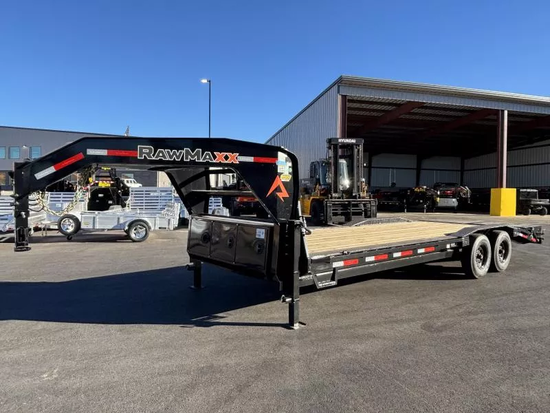 RawMaxx 8.5X24 16K LDX EQUIPMENT HAULER Flatbed Trailer